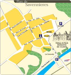 Savenni�res Map